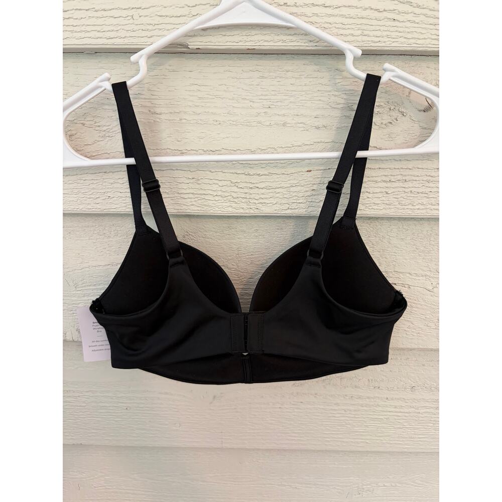 Auden Smooth Push-Up Wireless Bra Black 36B NWT Adjustable Straps - Picture 5 of 5